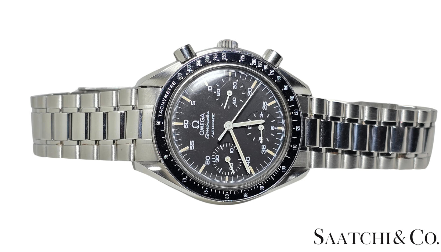 Near Mint OMEGA Speedmaster 3510.50 Chronograph Black Dial Automatic Watch