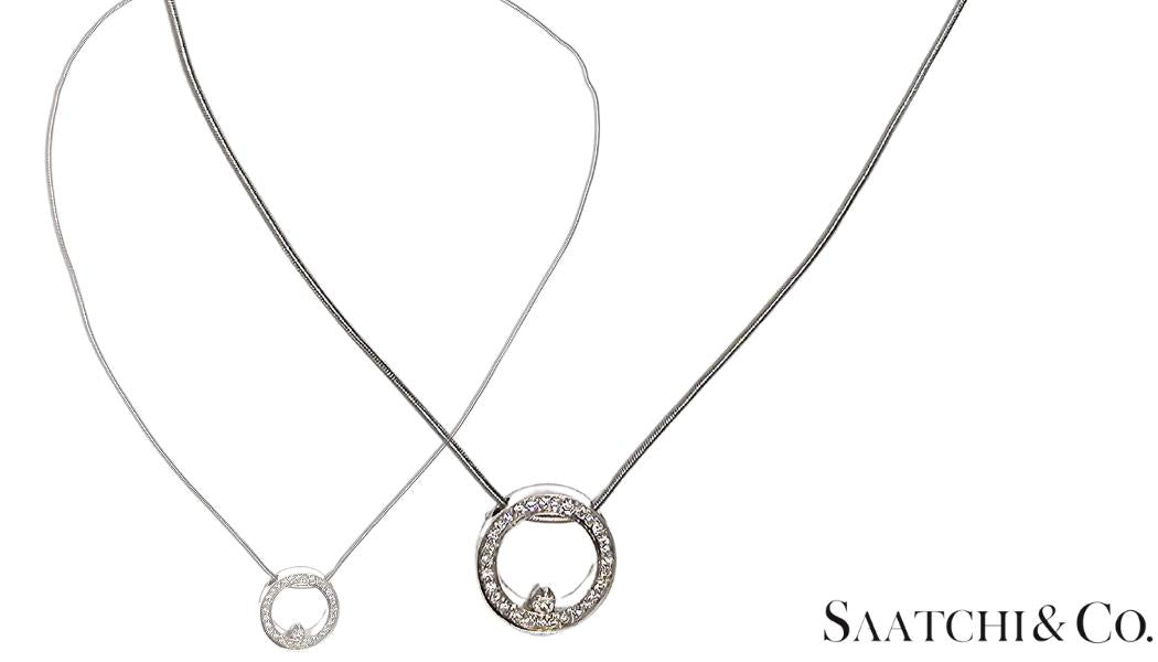 14k gold chain with diamond pendant