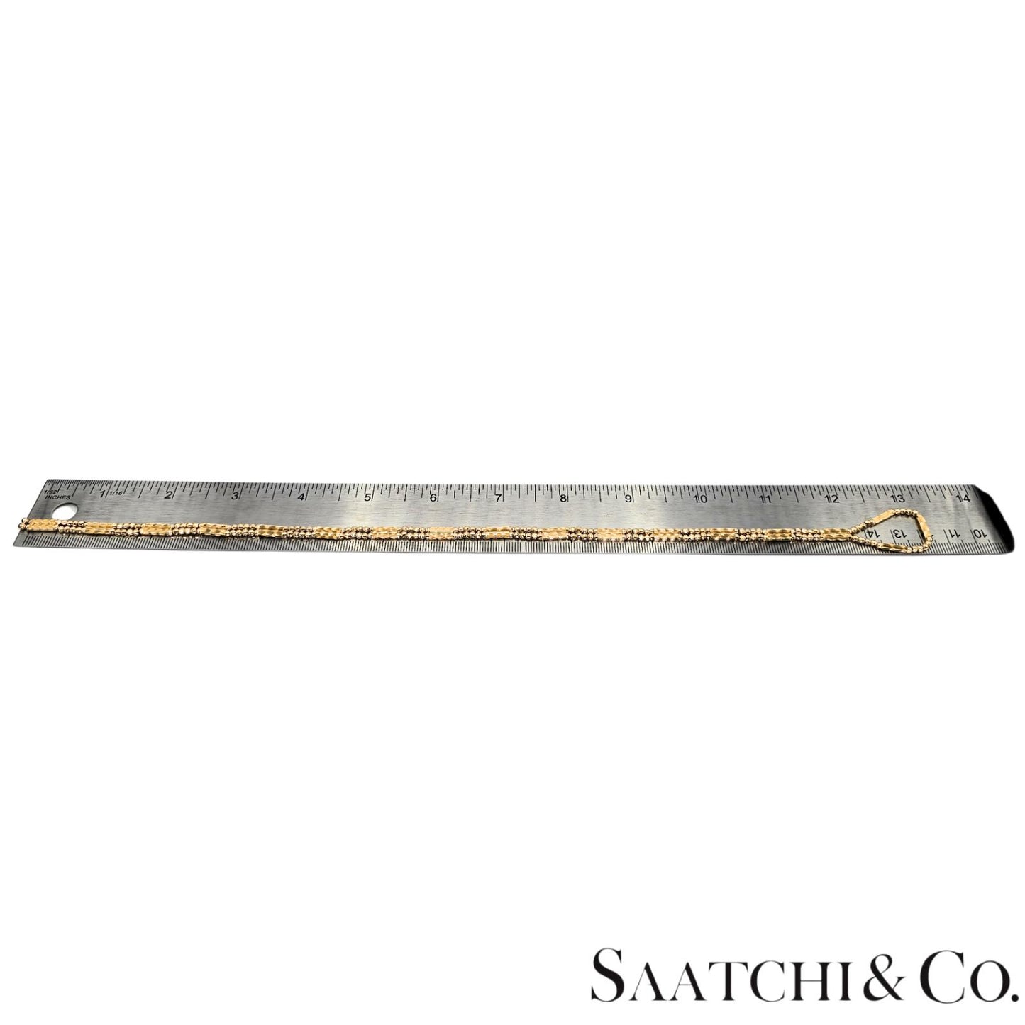 18K (750) Yellow Gold: Bracelet / Bangel / Necklace, Magnetic Chain.