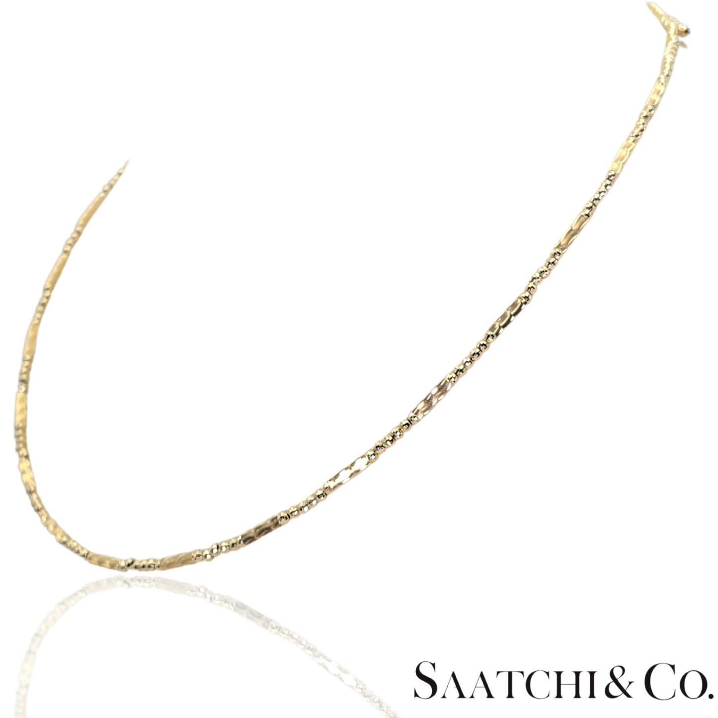 18K (750) Yellow Gold: Bracelet / Bangel / Necklace, Magnetic Chain.