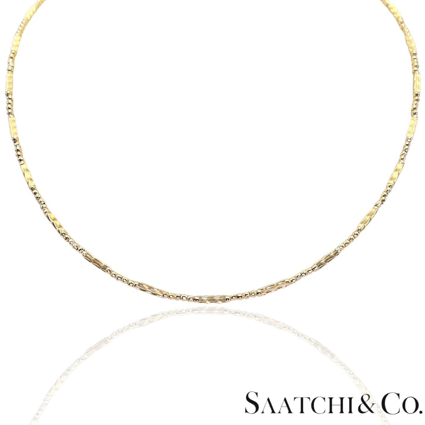 18K (750) Yellow Gold: Bracelet / Bangel / Necklace, Magnetic Chain.
