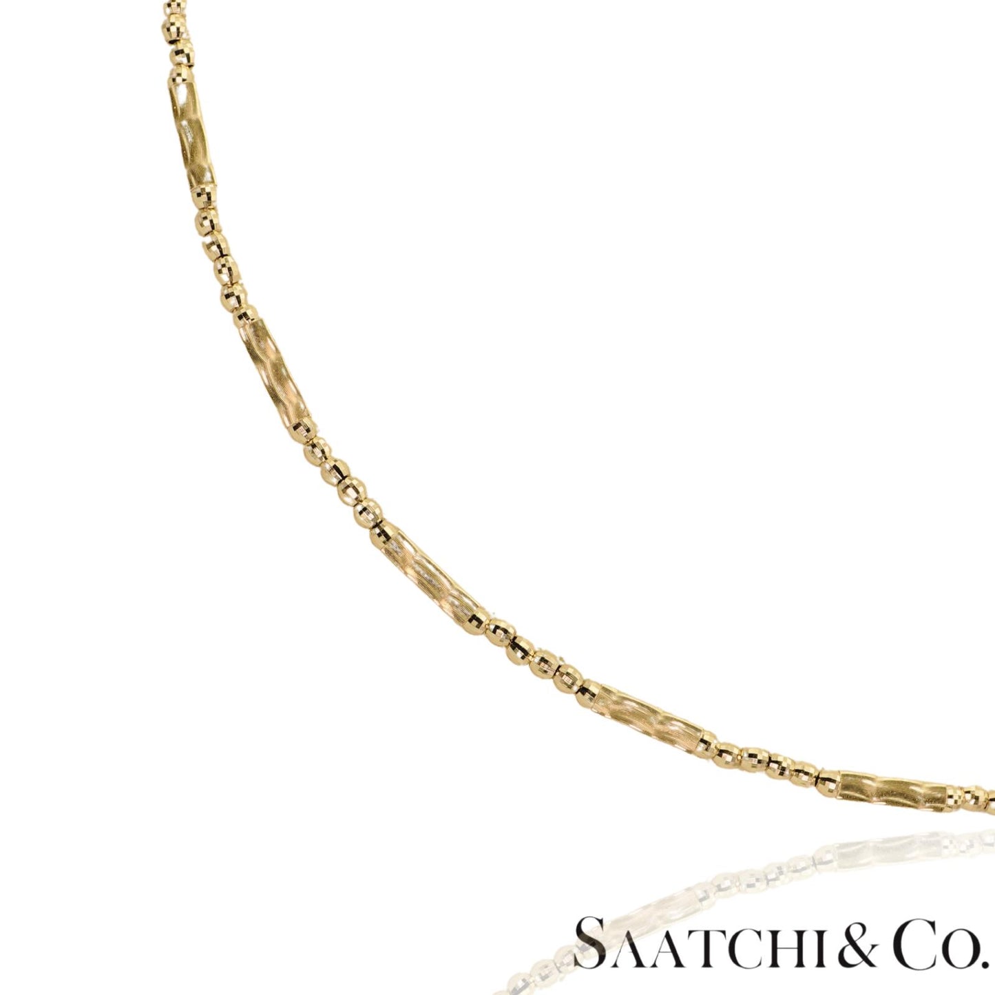 18K (750) Yellow Gold: Bracelet / Bangel / Necklace, Magnetic Chain.