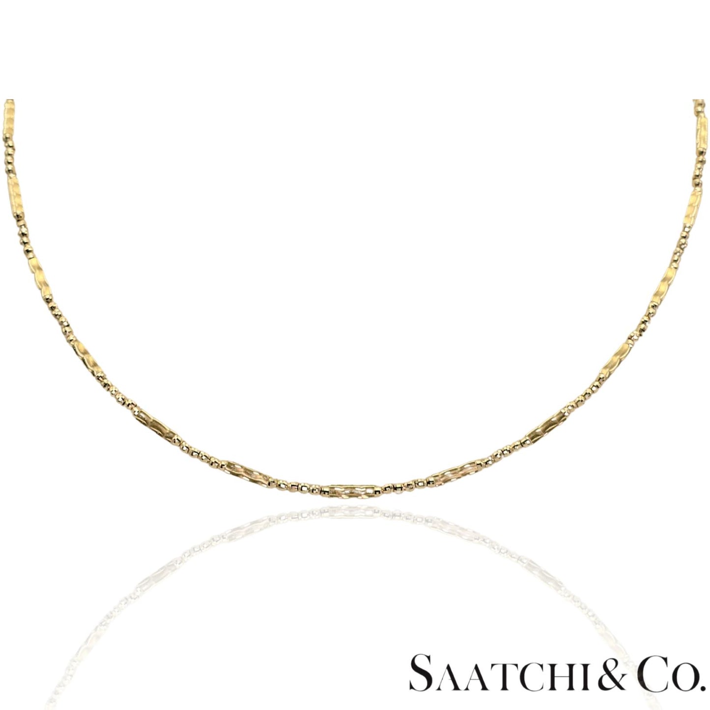 18K (750) Yellow Gold: Bracelet / Bangel / Necklace, Magnetic Chain.