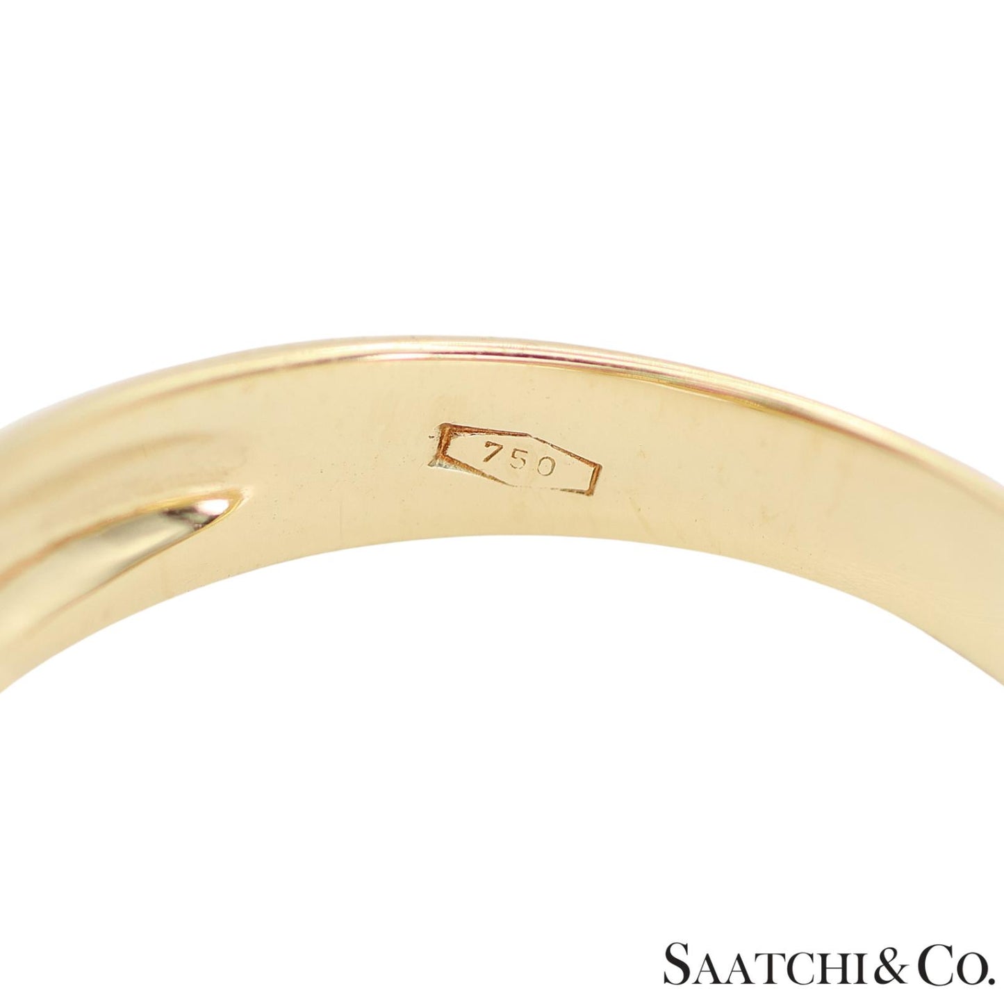 18k (750) Yellow Gold Natural Gemstone and Diamond Ring