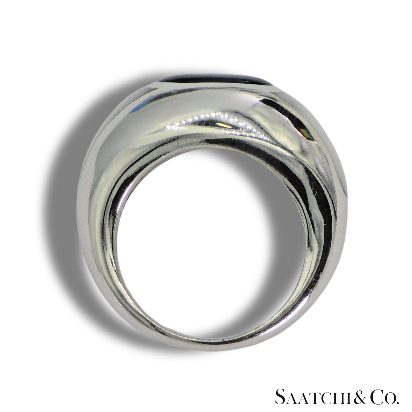 MAUBOUSSIN Blue Violet Iolite Ring 18K (750) White Gold