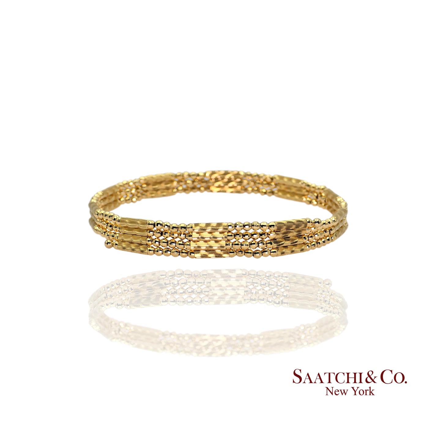 18K (750) Yellow Gold: Bracelet / Bangel / Necklace, Magnetic Chain.