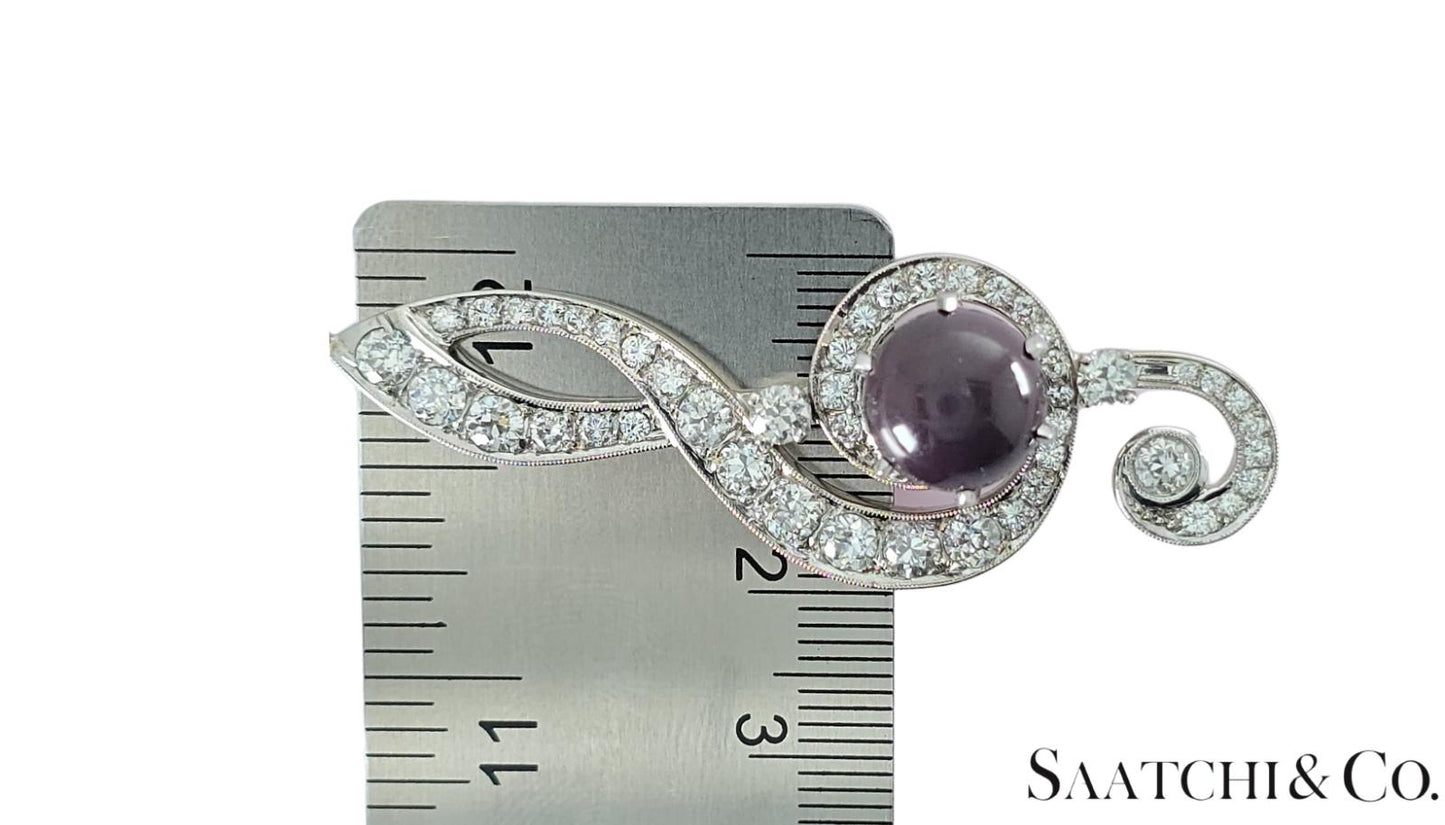 Black Pearl, 14K(585) white gold Pendant, Natural Diamond, Musical g Clef symbol