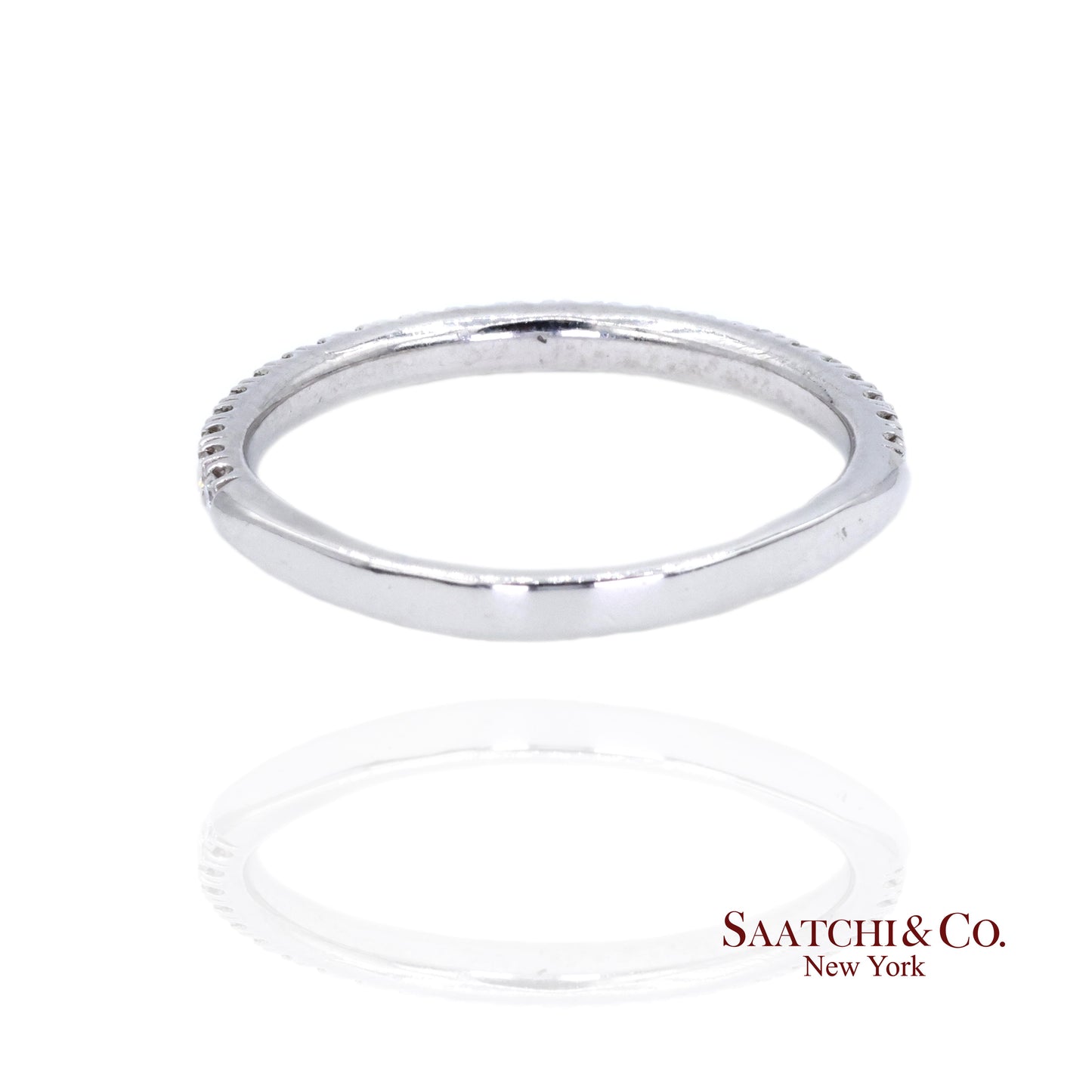 Platinum (950) Band Natural Diamond Ring