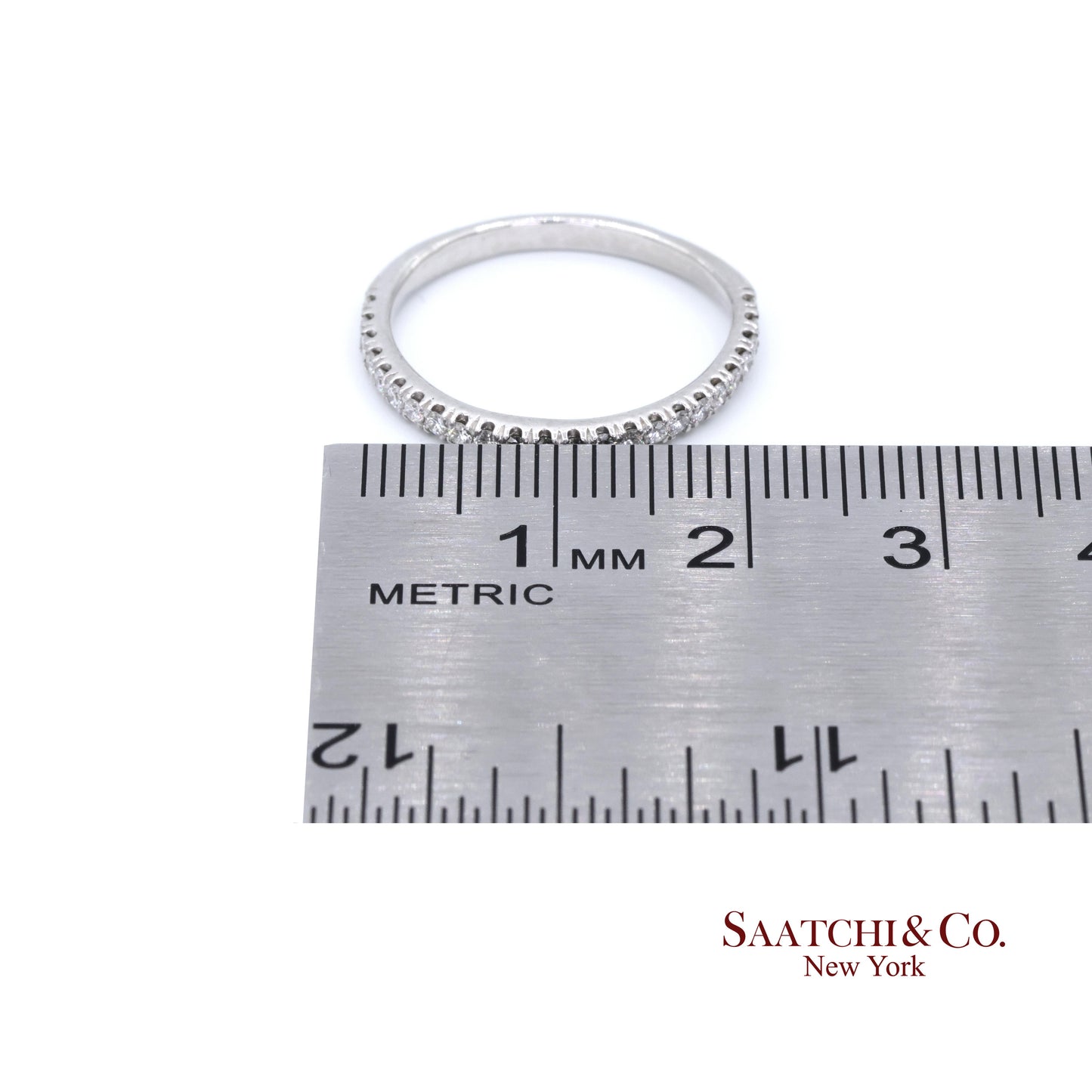 Platinum (950) Band Natural Diamond Ring