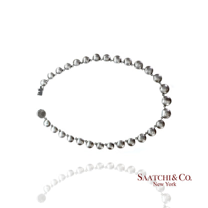 Vintage 61 Ct Natural Diamond Graduated Necklace