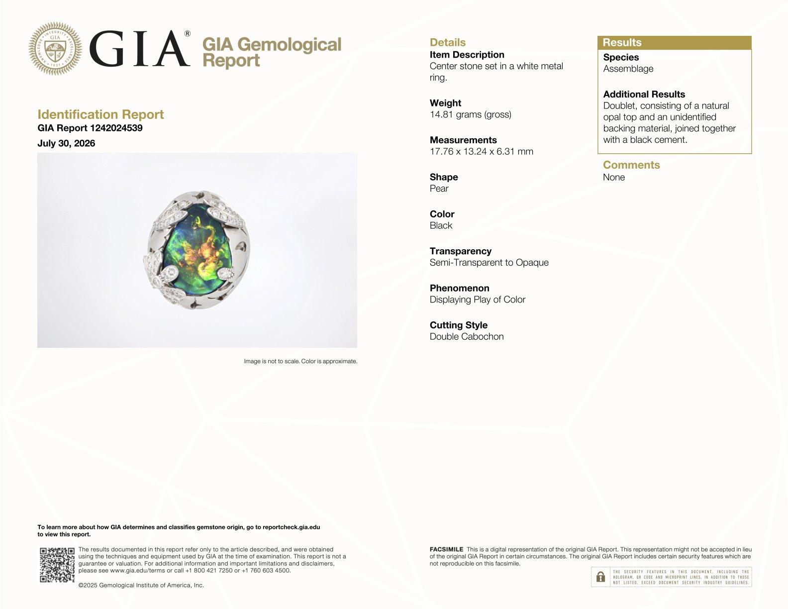 18K 750 White Gold Natural Diamond Wide Ring With GIA Certified Center Stone