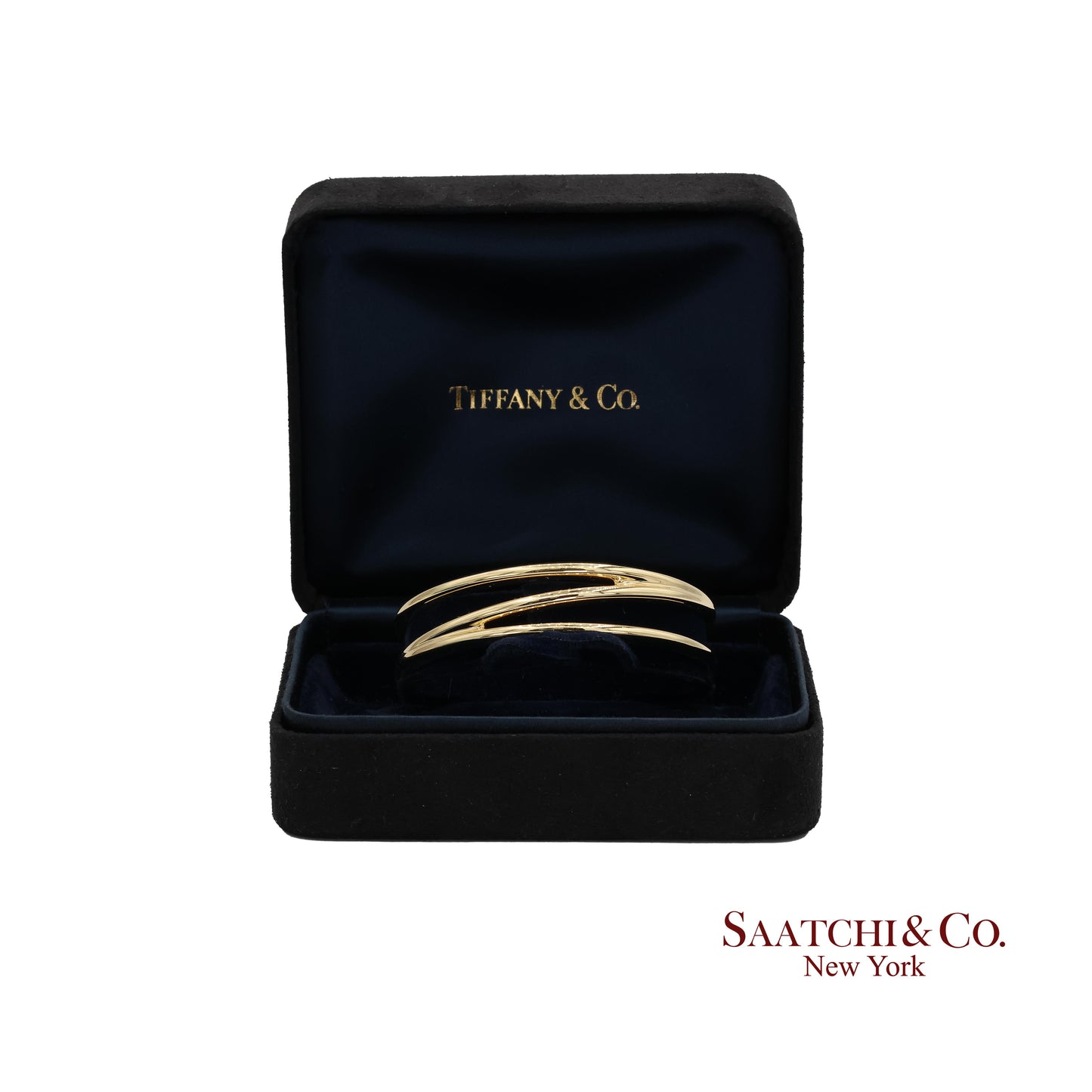 Tiffany & Co. Yellow Gold Zigzag Cuff Bracelet 18k Yellow Gold