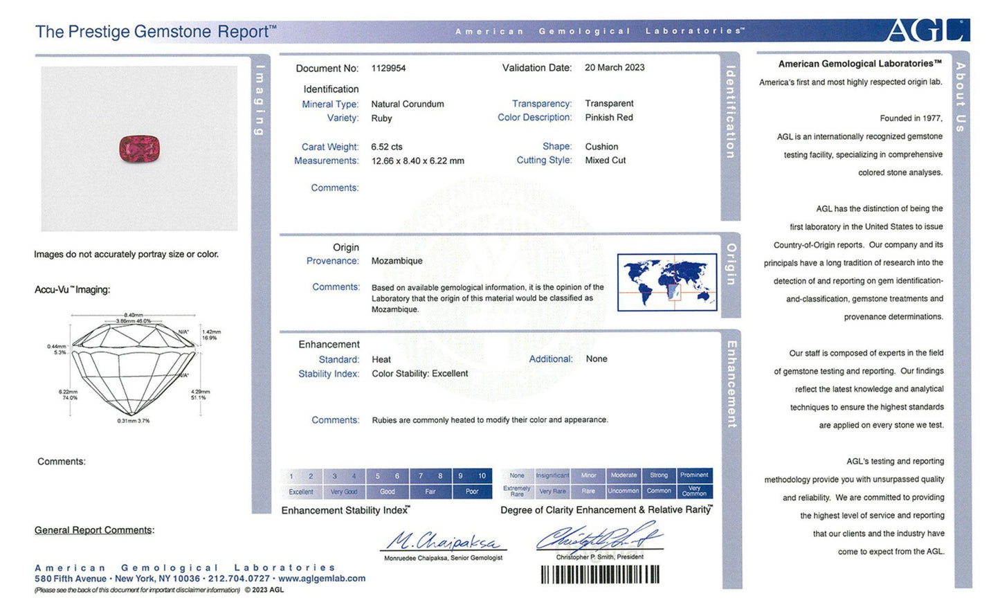 Platinum Ruby Diamond Ring Womens Size 6.75 Cocktail Mozambique