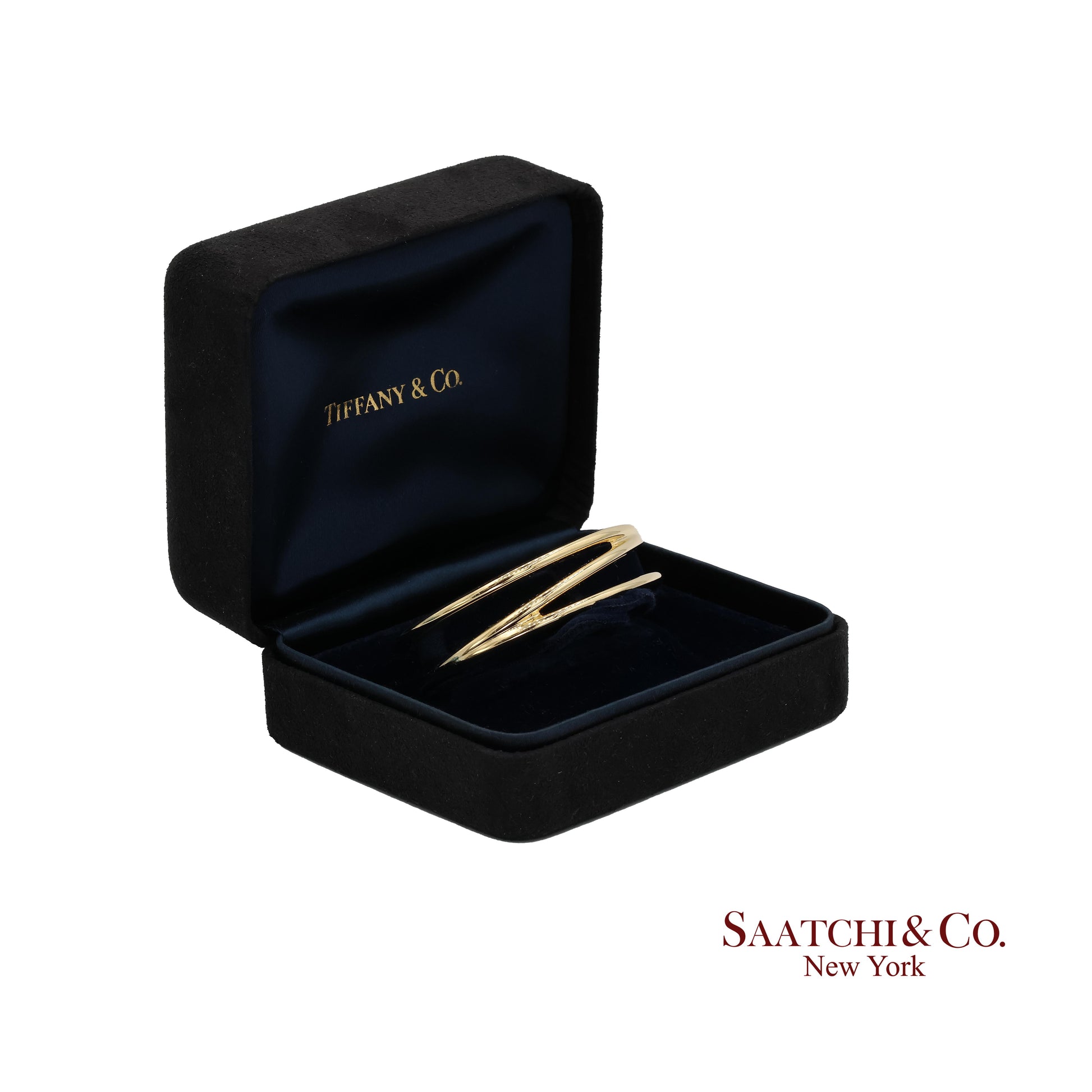Tiffany & Co. Yellow Gold Zigzag Cuff Bracelet 18k Yellow Gold