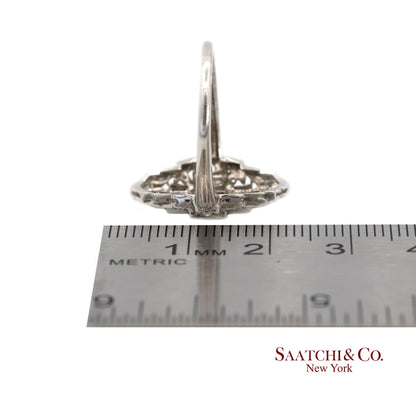 Vintage Platinum (950) Natural Diamond Old Cut Ring