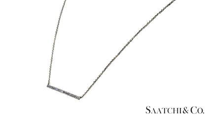 14K (585) White Gold - Natural VVS Diamond: Stunning Pendant With Chain