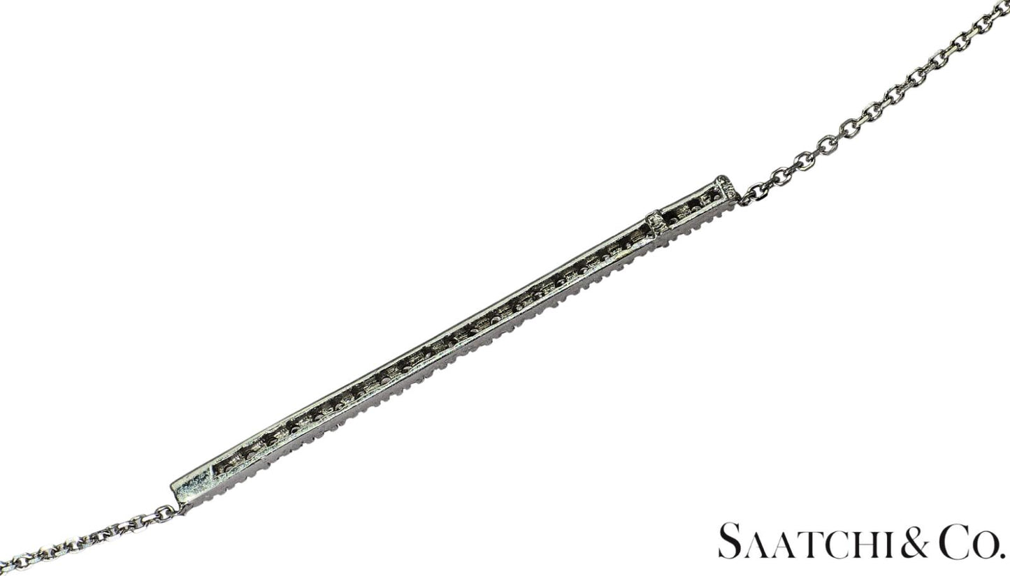 14K (585) White Gold - Natural VVS Diamond: Stunning Pendant With Chain