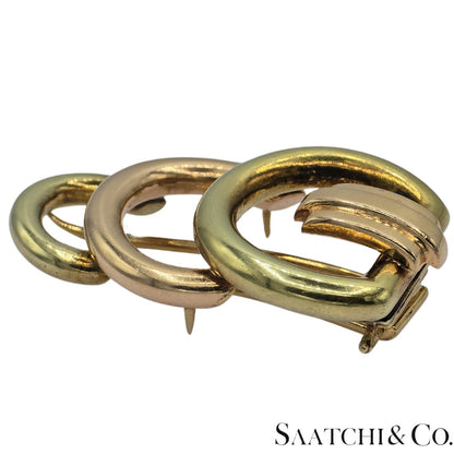 14k (585) Yellow and Rose Gold Vinatge Brooch / Pin