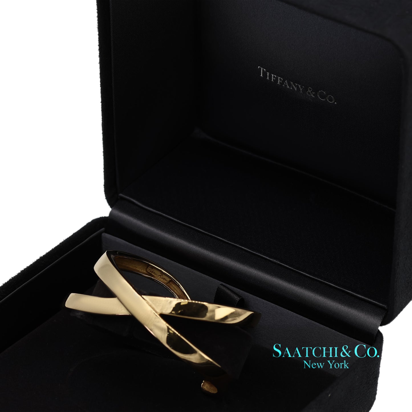 Tiffany & Co. 18K(750) Solid Yellow Gold Paloma Picasso Cuff Bangle Bracelet