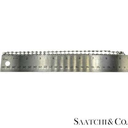 18K (750) White Gold Two Row Tennis Bracelet - 1.4 Ct Natural White Diamond