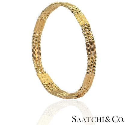 18K (750) Yellow Gold: Bracelet / Bangel / Necklace, Magnetic Chain.