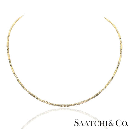 18K (750) Yellow Gold: Bracelet / Bangel / Necklace, Magnetic Chain.