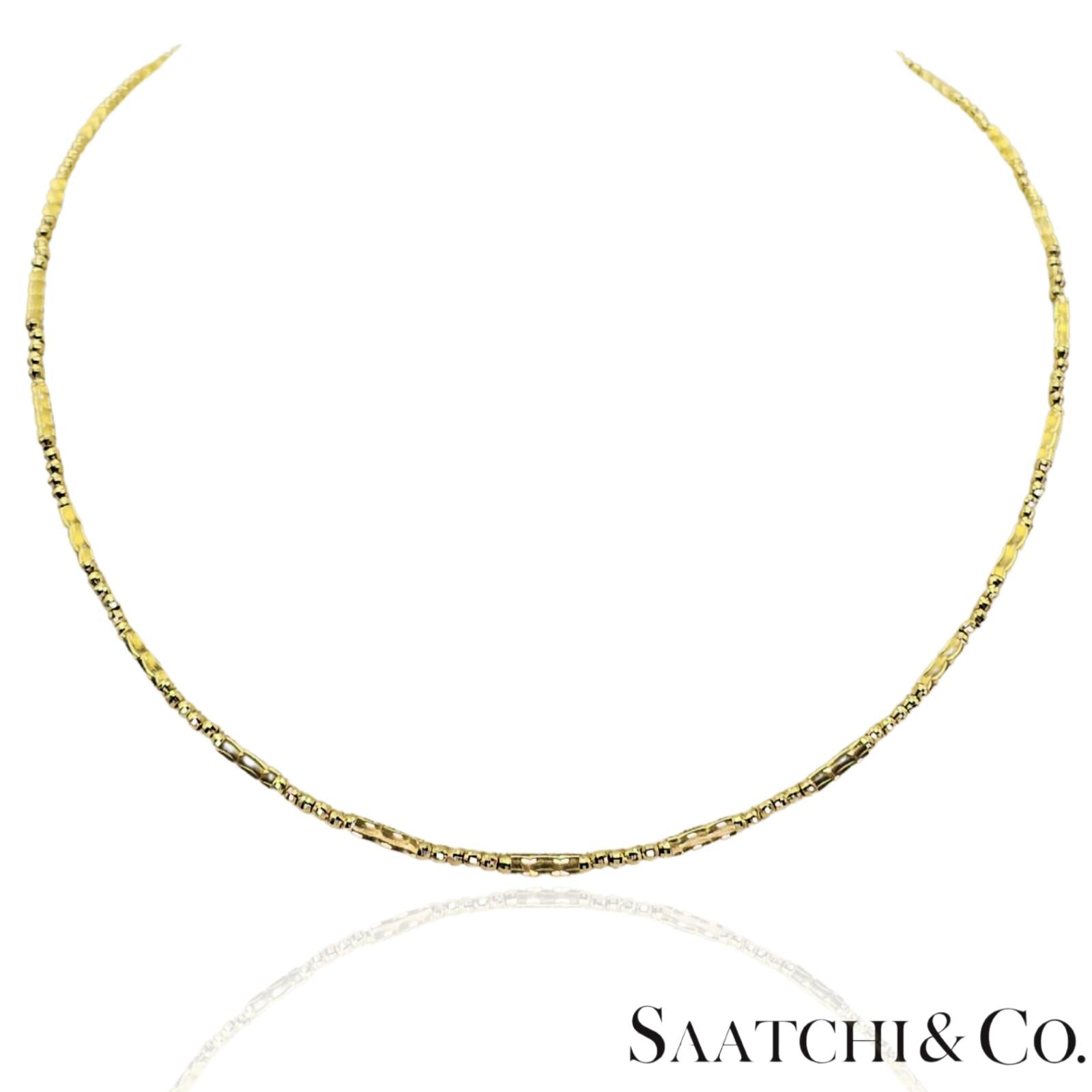 18K (750) Yellow Gold: Bracelet / Bangel / Necklace, Magnetic Chain.