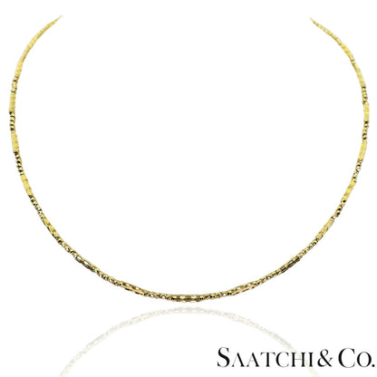 18K (750) Yellow Gold: Bracelet / Bangel / Necklace, Magnetic Chain.