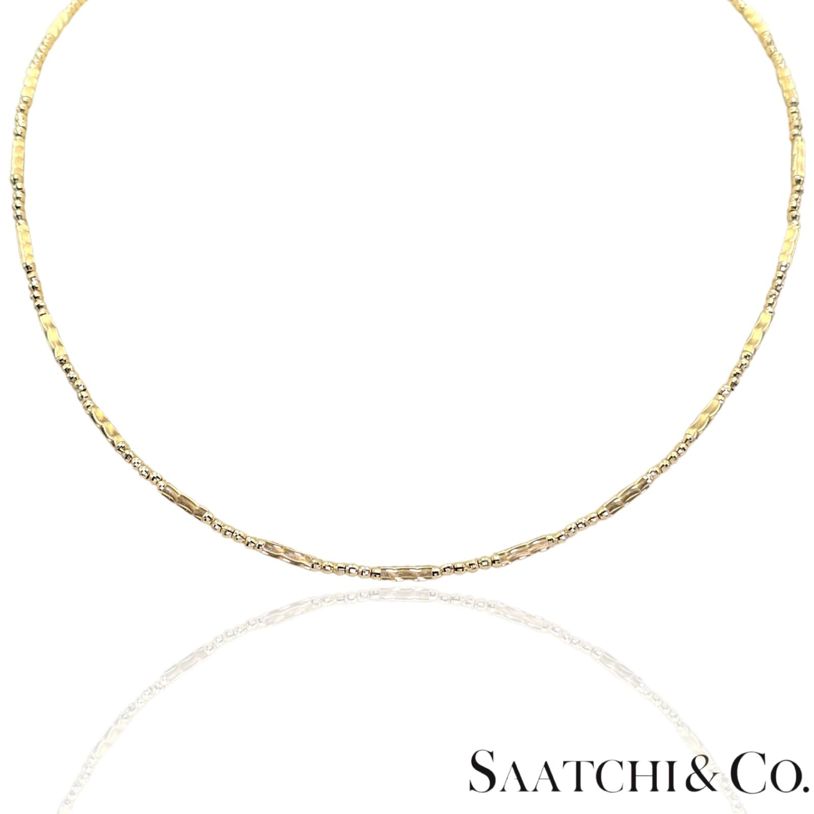 18K (750) Yellow Gold: Bracelet / Bangel / Necklace, Magnetic Chain.