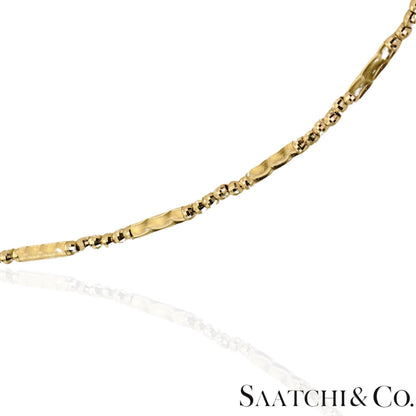 18K (750) Yellow Gold: Bracelet / Bangel / Necklace, Magnetic Chain.