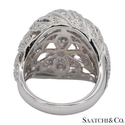 18k (750) Natural Diamond Cocktail Ring