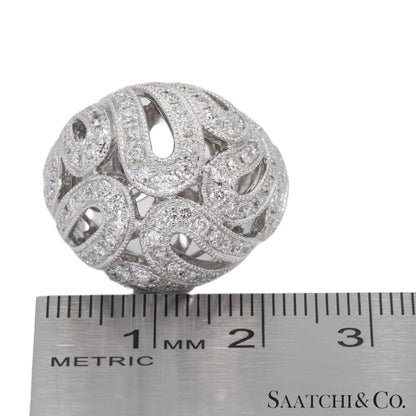 18k (750) Natural Diamond Cocktail Ring