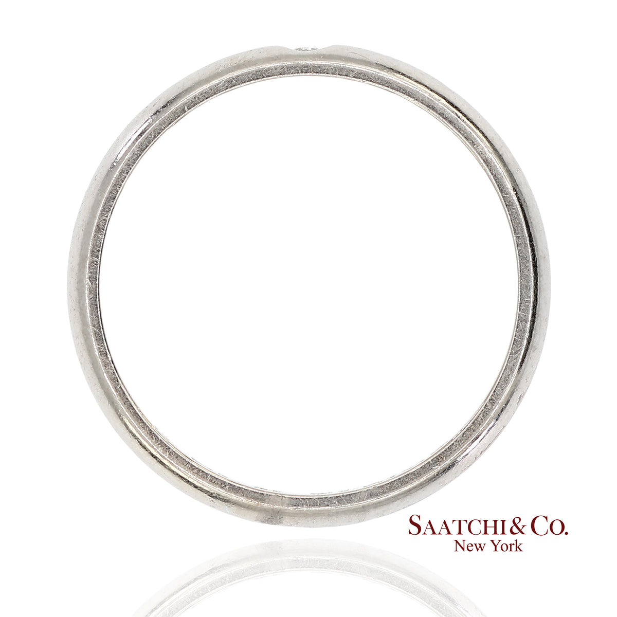 Cartier Platinum 950 Natural Diamond Wedding/Engagement Band Ring