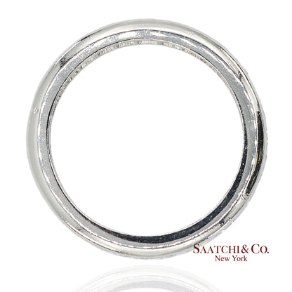 Platinum(950) Natural Diamond Vintage Band Ring