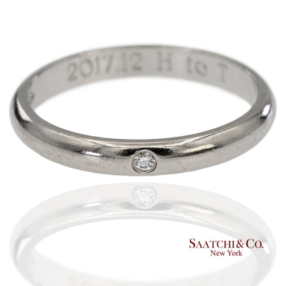 Cartier Platinum 950 Natural Diamond Wedding/Engagement Band Ring