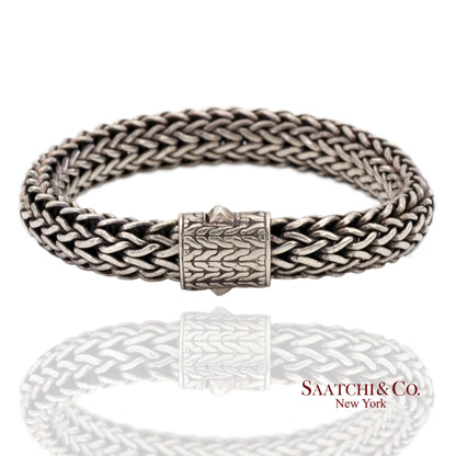 John Hardy Sterling Silver Woven Chain Bracelet