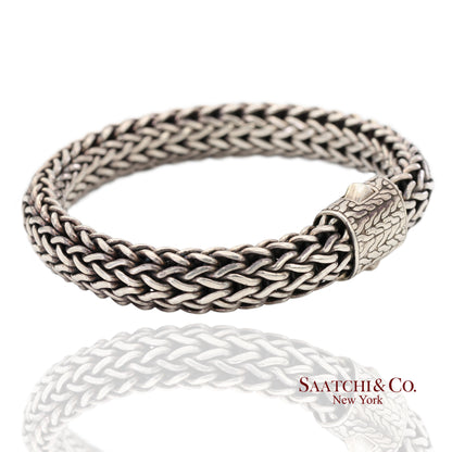 John Hardy Sterling Silver Woven Chain Bracelet