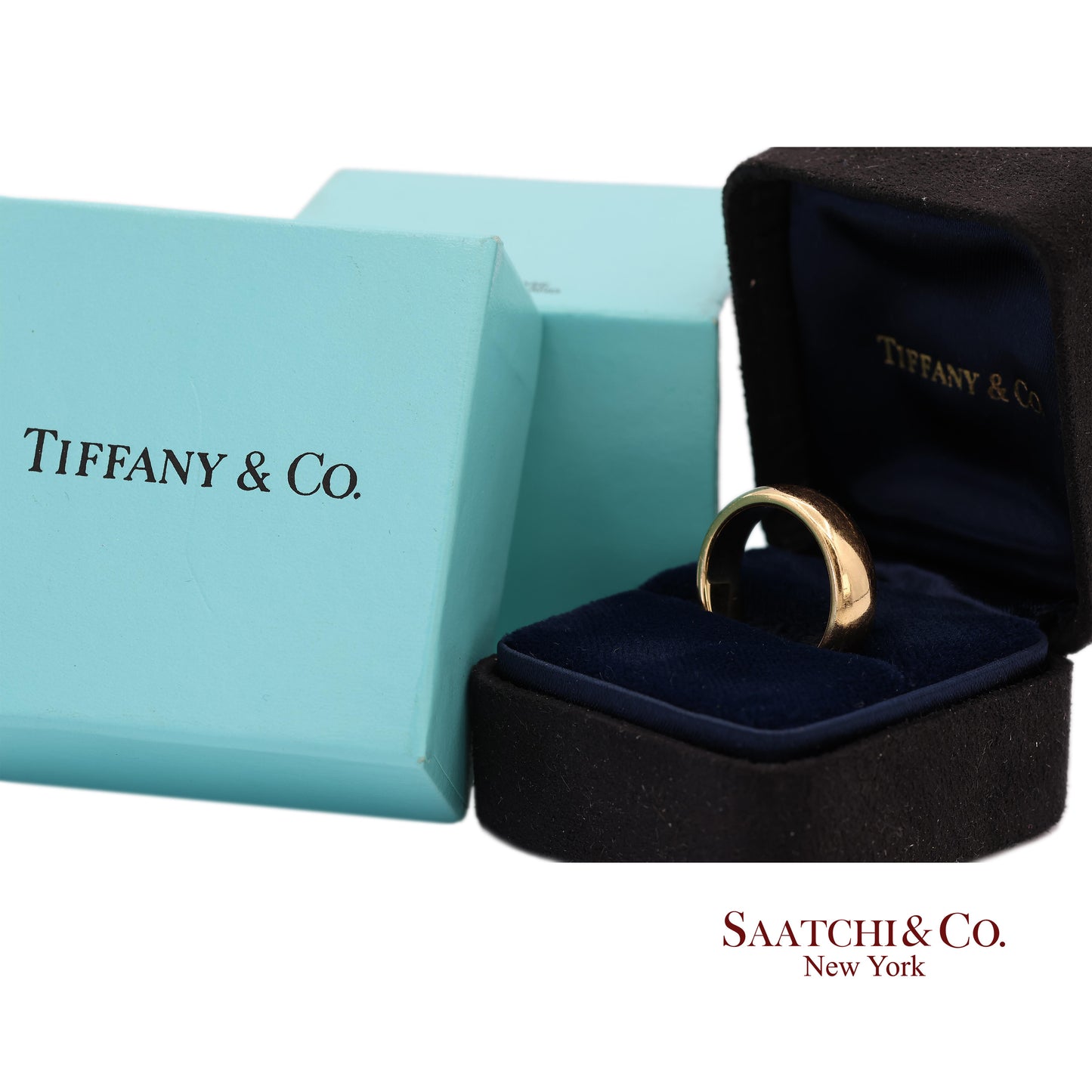 Tiffany & Co. 18K(750) Vintage Yellow Gold Band Ring