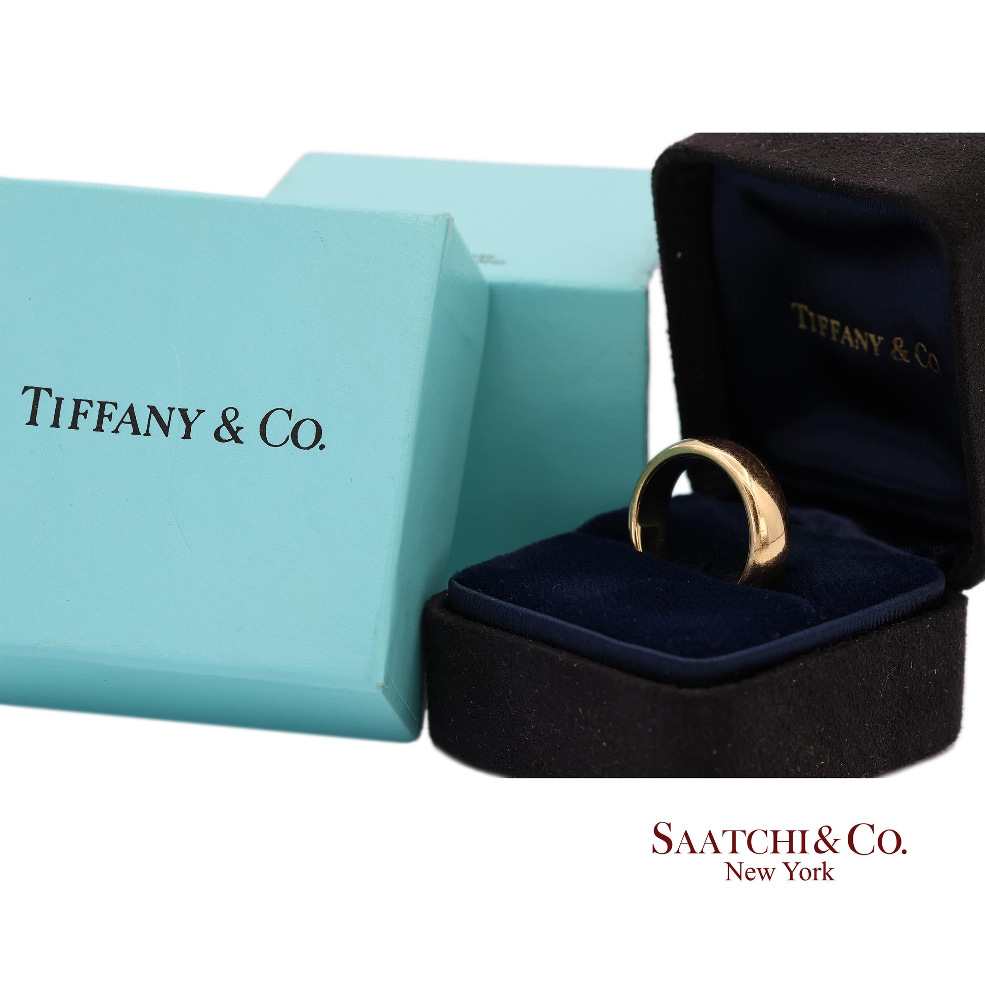 Tiffany & Co. 18K(750) Vintage Yellow Gold Band Ring