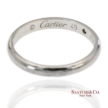 Cartier Platinum 950 Natural Diamond Wedding/Engagement Band Ring