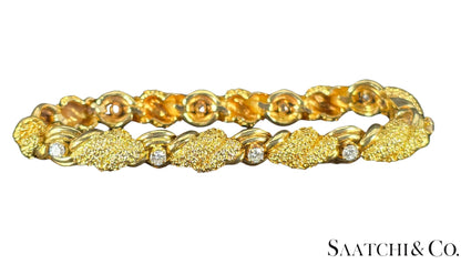 Tiffany & Co. Textured Vintage Bracelet - Natural Diamond