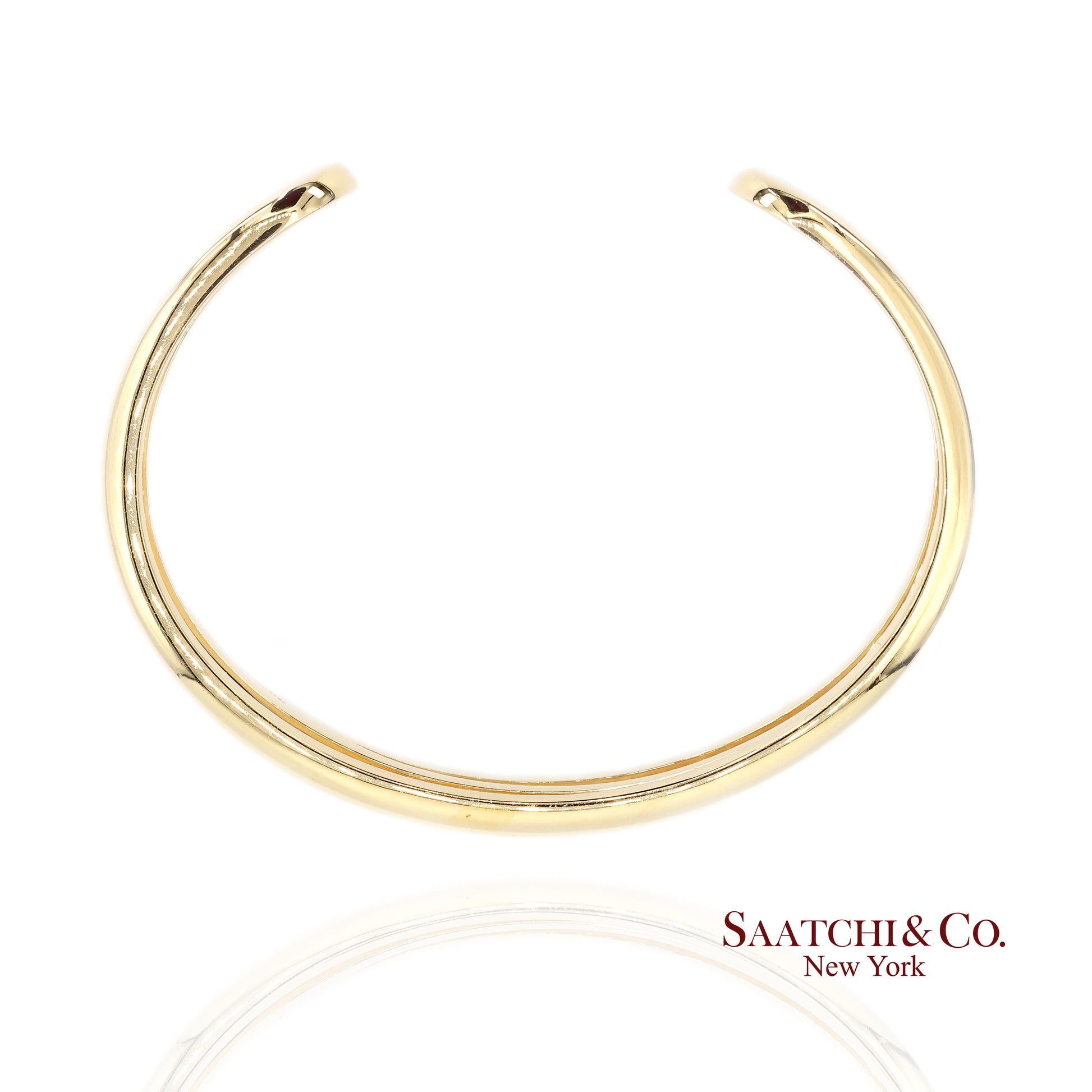 Tiffany & Co. Yellow Gold Zigzag Cuff Bracelet 18k Yellow Gold
