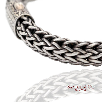 John Hardy Sterling Silver Woven Chain Bracelet