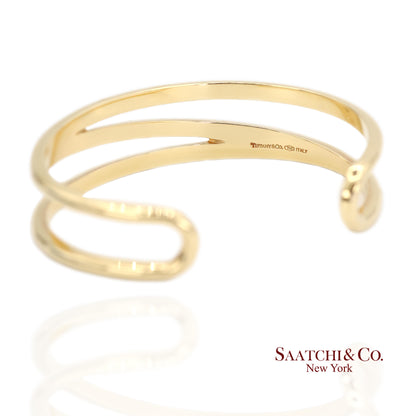 Tiffany & Co. Yellow Gold Zigzag Cuff Bracelet 18k Yellow Gold