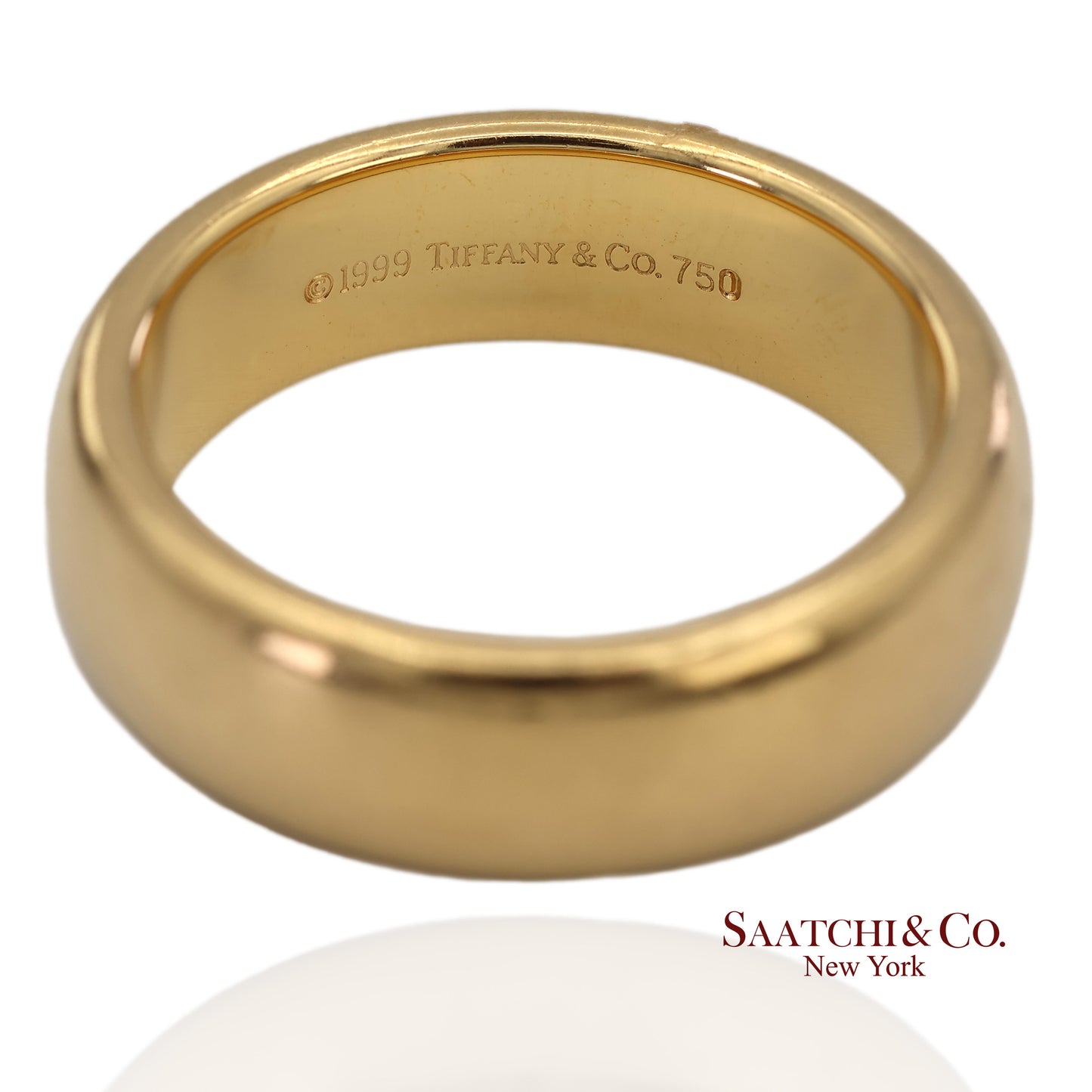 Tiffany & Co. 18K(750) Vintage Yellow Gold Band Ring