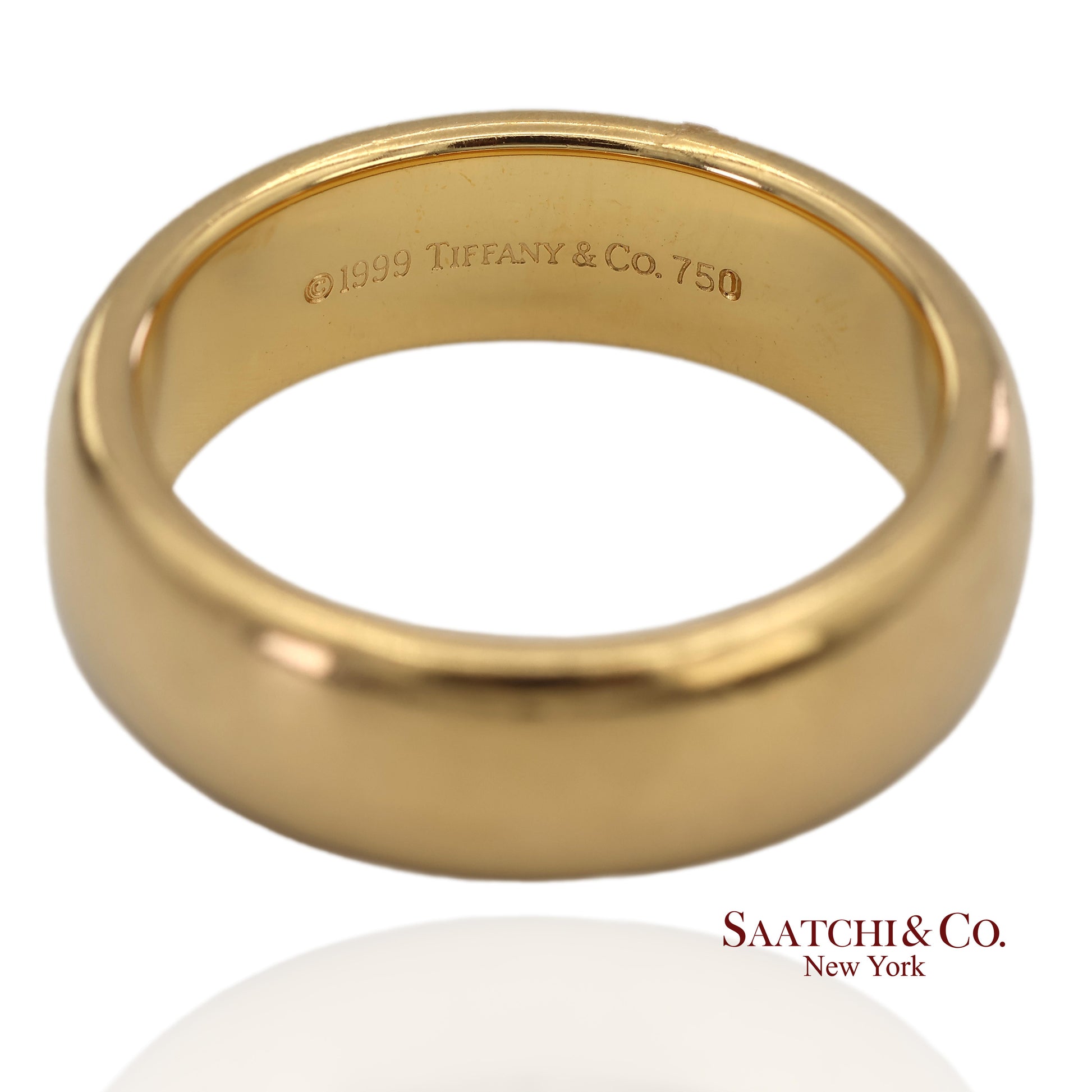 Tiffany & Co. 18K(750) Vintage Yellow Gold Band Ring