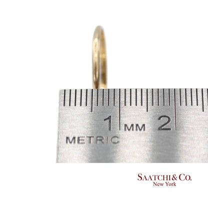 18K(750) Solid Yellow Gold Band Ring