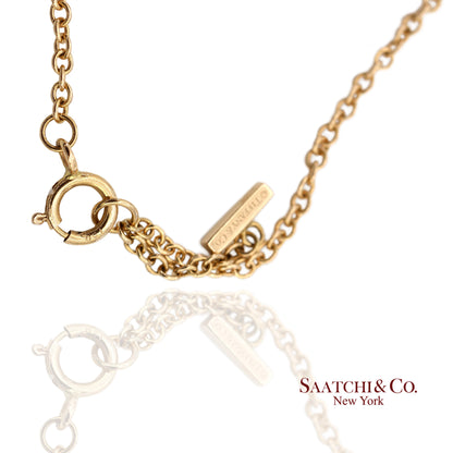 Tiffany & Co. Vintage 18K(750) Solid Yellow Gold T Smile Bracelet