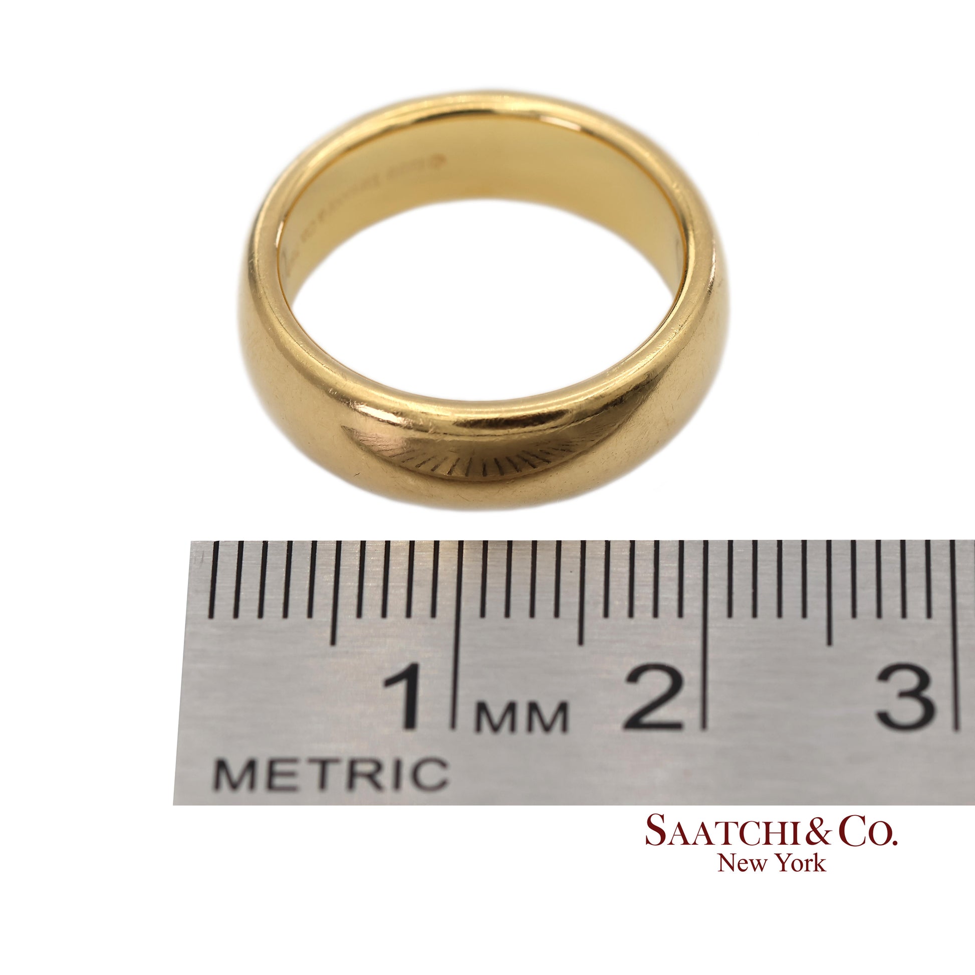 Tiffany & Co. 18K(750) Vintage Yellow Gold Band Ring