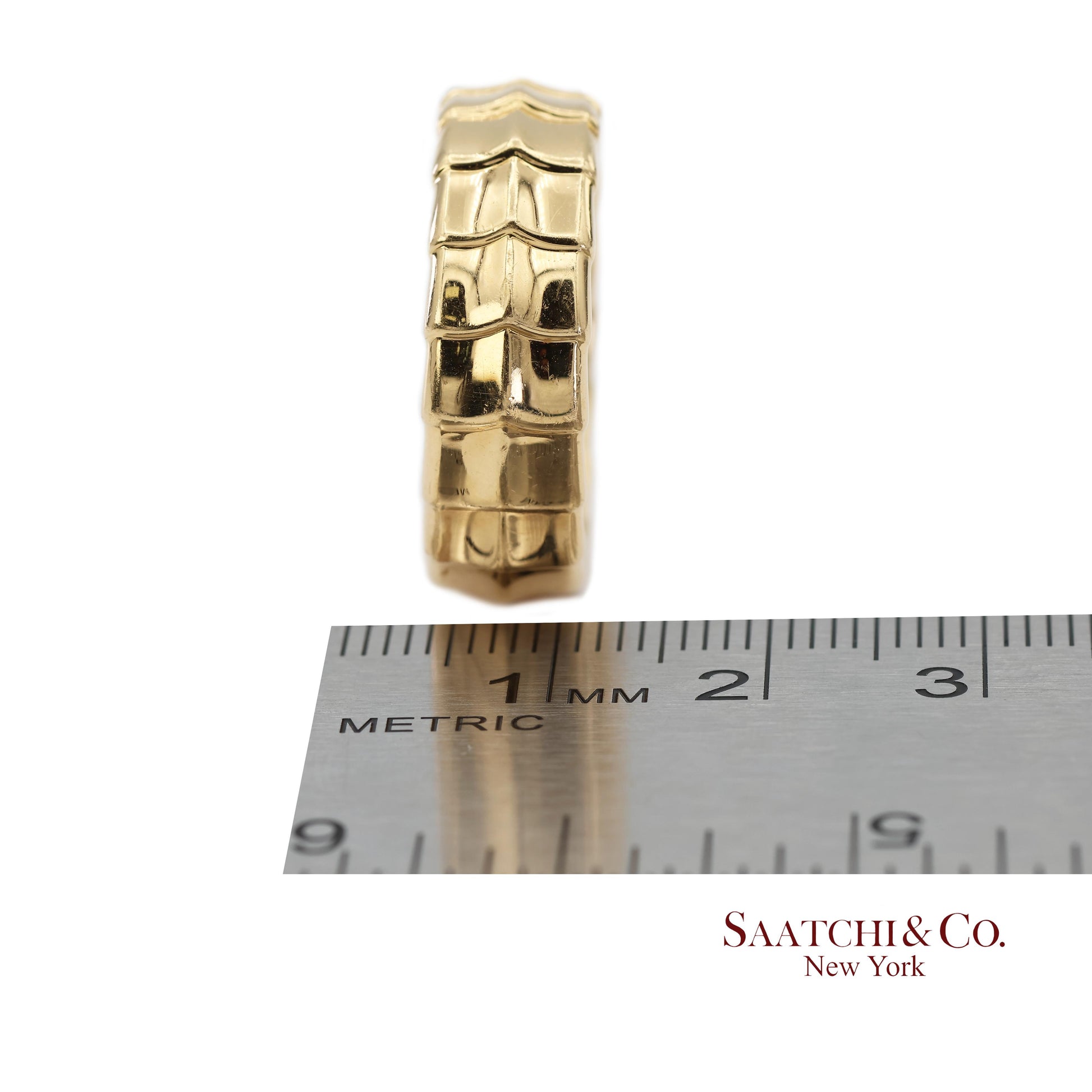 18K (750) Solid Yellow Gold David Yurman Armory Band Ring